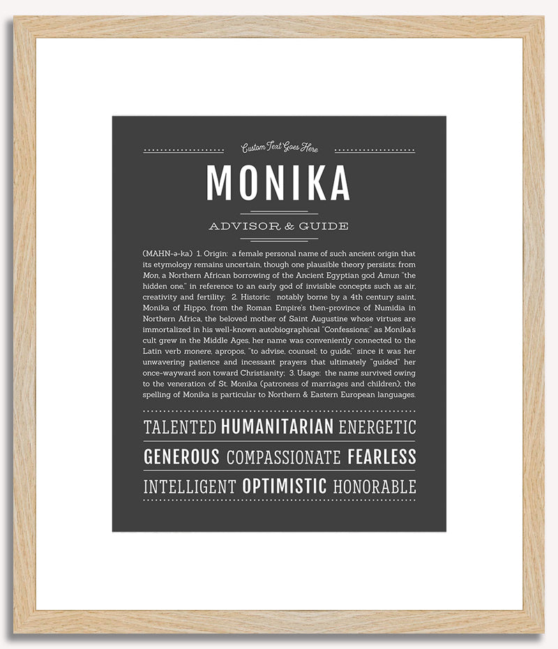 Monika | Name Art Print