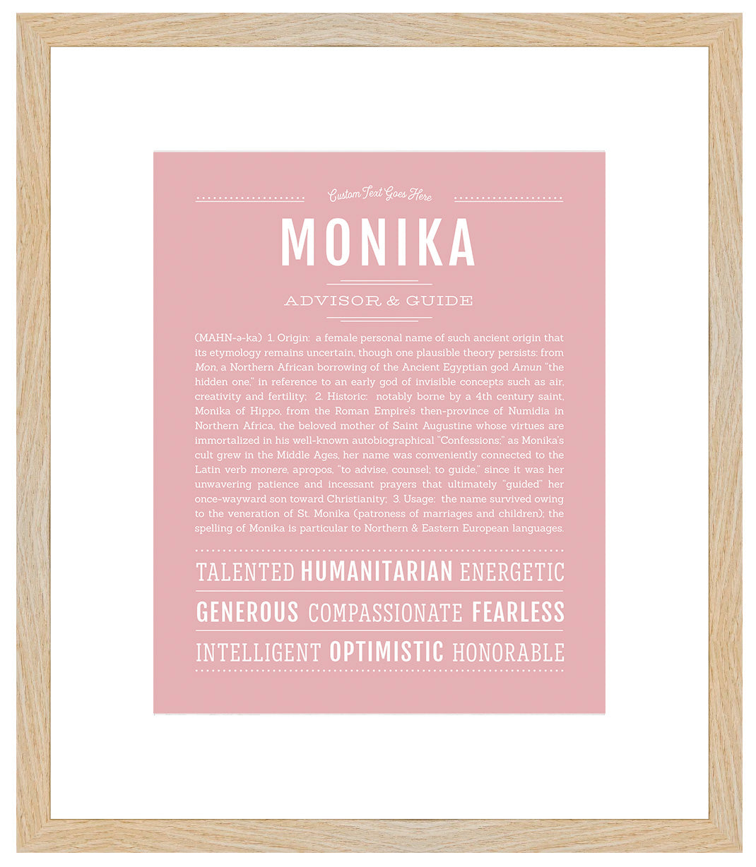 Monika | Name Art Print