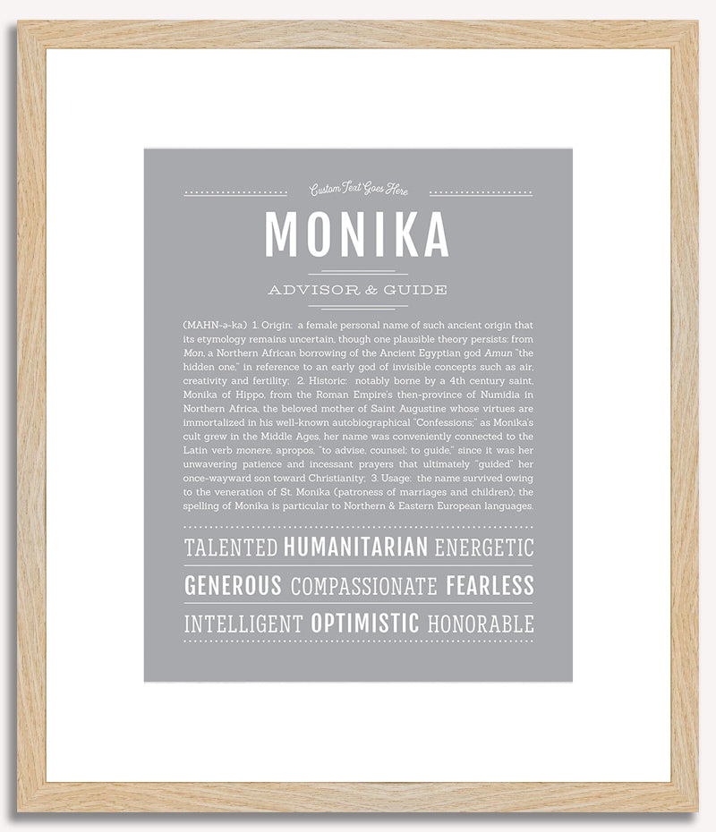 Monika | Name Art Print