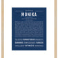 Monika | Name Art Print