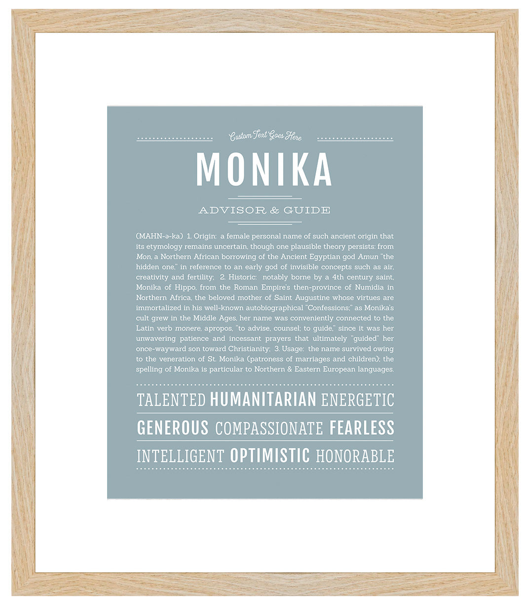 Monika | Name Art Print