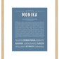 Monika | Name Art Print