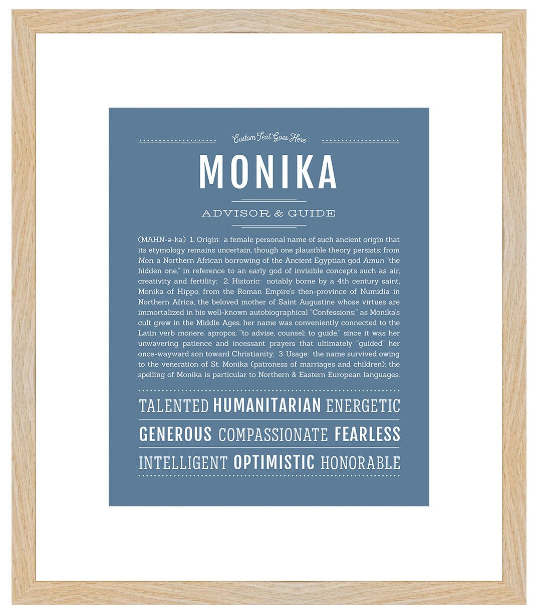 Monika | Name Art Print