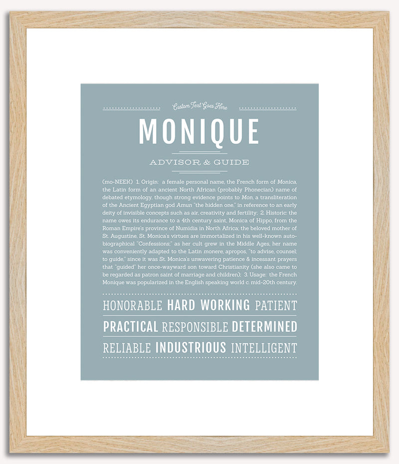 Monique | Name Art Print