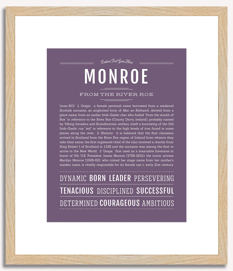 Monroe | Name Art Print