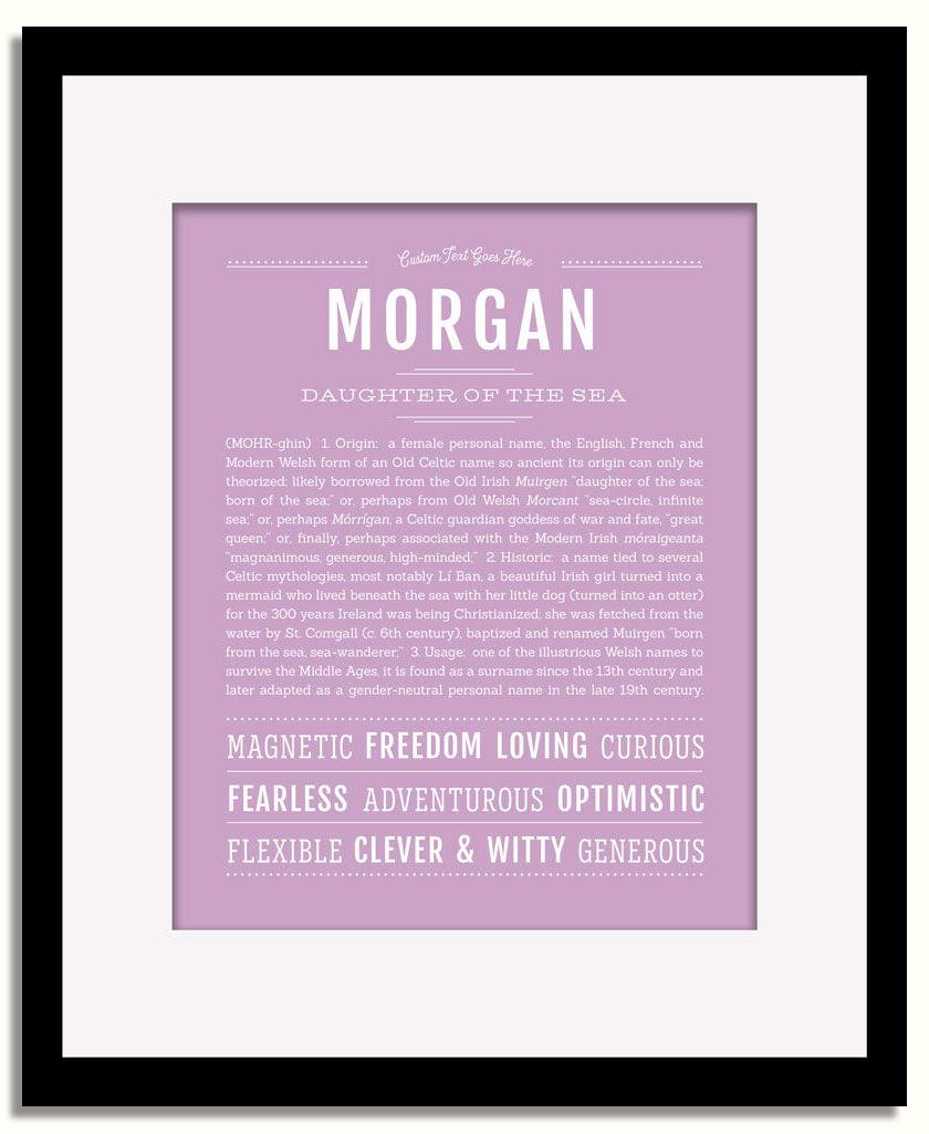 Frame Options | Lilac | Black Frame, Matted