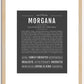 Morgana | Name Art Print