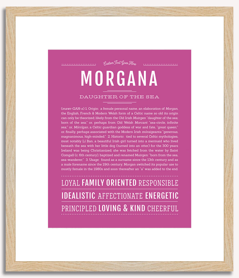 Morgana | Name Art Print