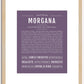 Morgana | Name Art Print