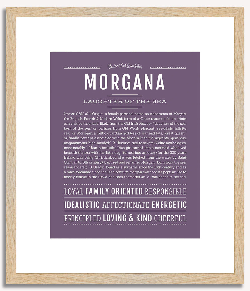 Morgana | Name Art Print