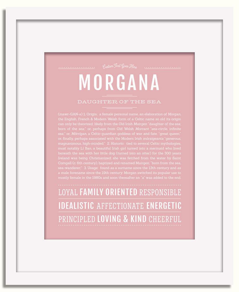 Frame Options | Dusty Rose | White Frame, Matted