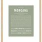 Morgana | Name Art Print