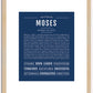 Moses | Name Art Print