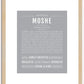 Moshe | Name Art Print