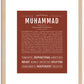 Muhammad | Name Art Print