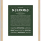 Muhammad | Name Art Print