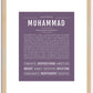 Muhammad | Name Art Print