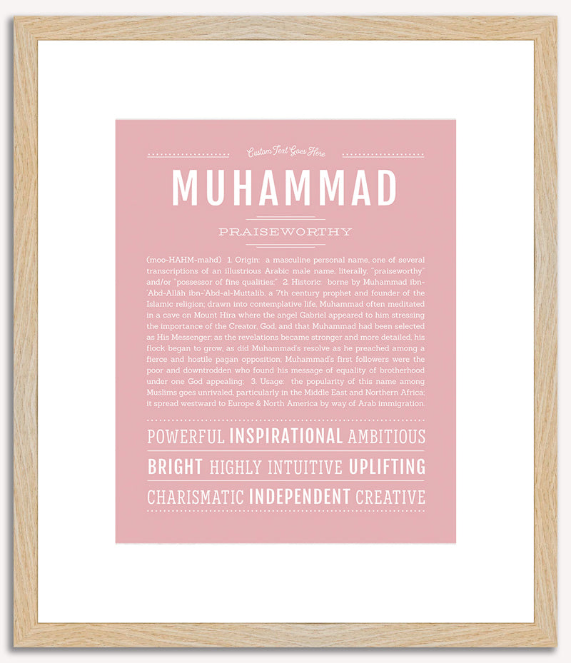 Muhammad | Name Art Print