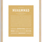 Muhammad | Name Art Print