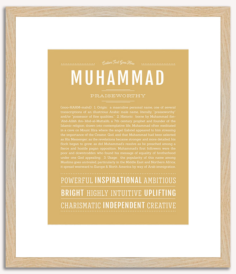 Muhammad | Name Art Print