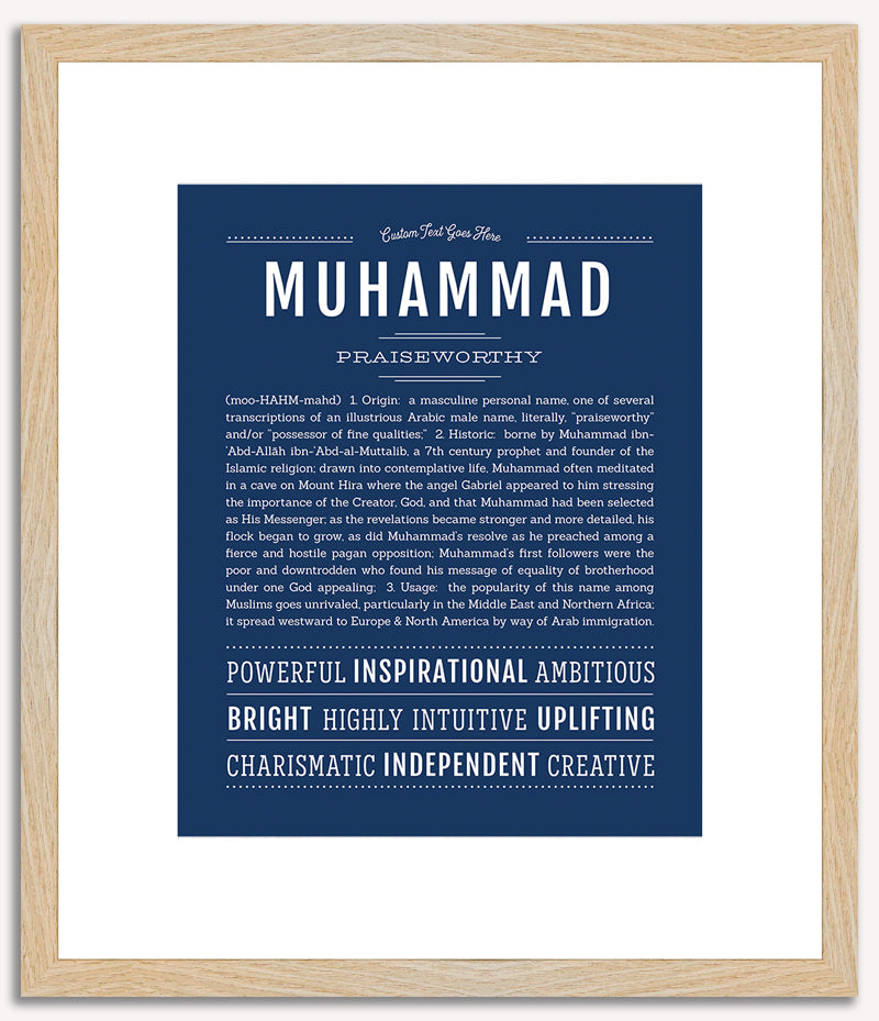 Muhammad | Name Art Print