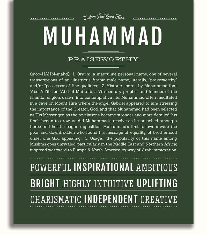 Muhammad Names Pdf Prophet Muhammad Name