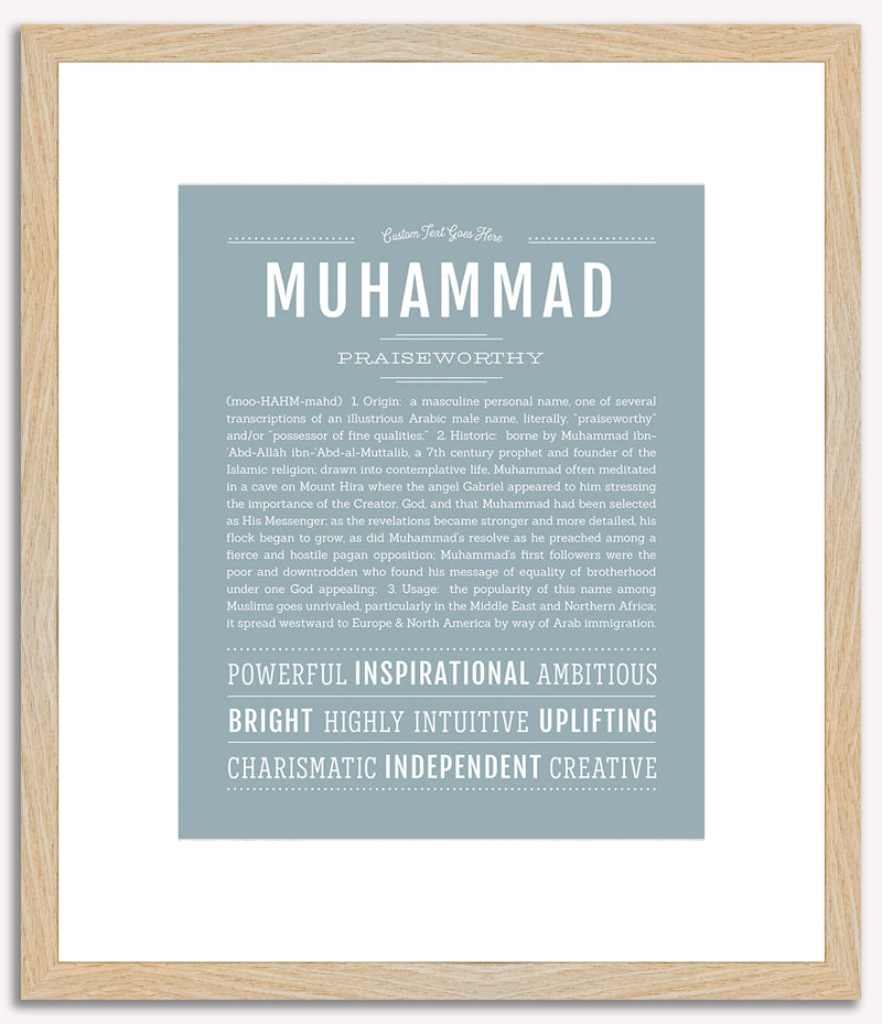 Muhammad | Name Art Print