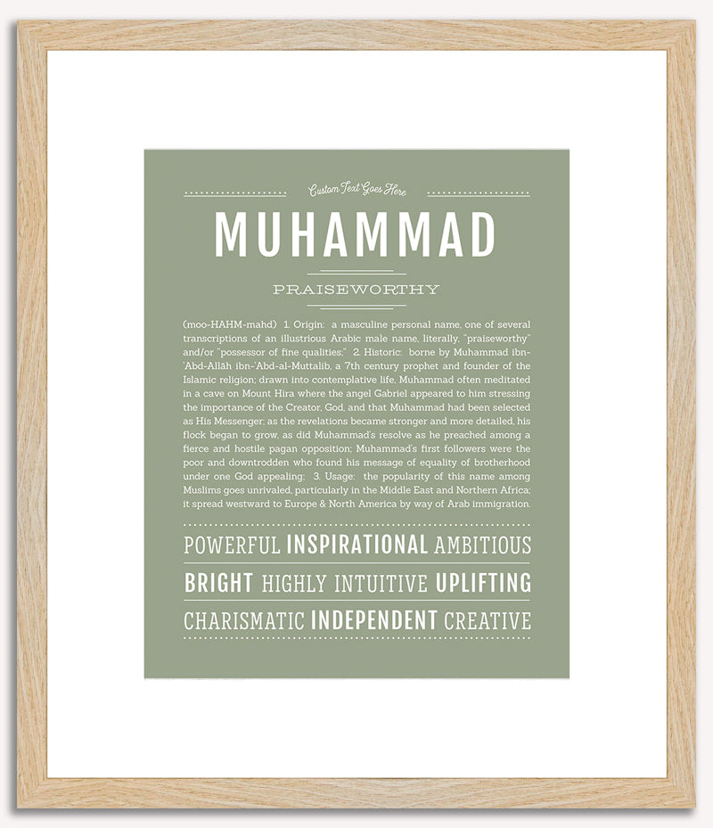 Muhammad | Name Art Print