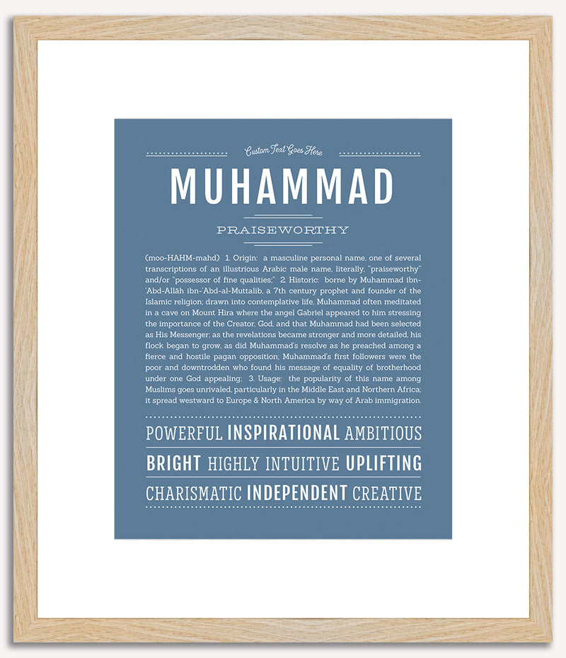 Muhammad | Name Art Print