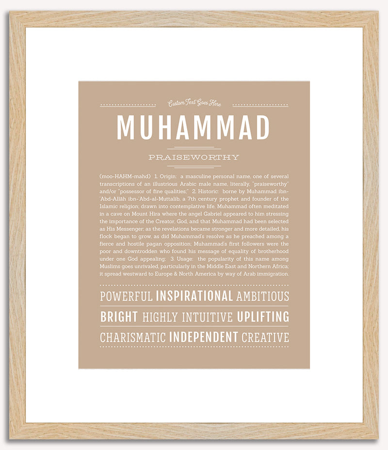 Muhammad | Name Art Print