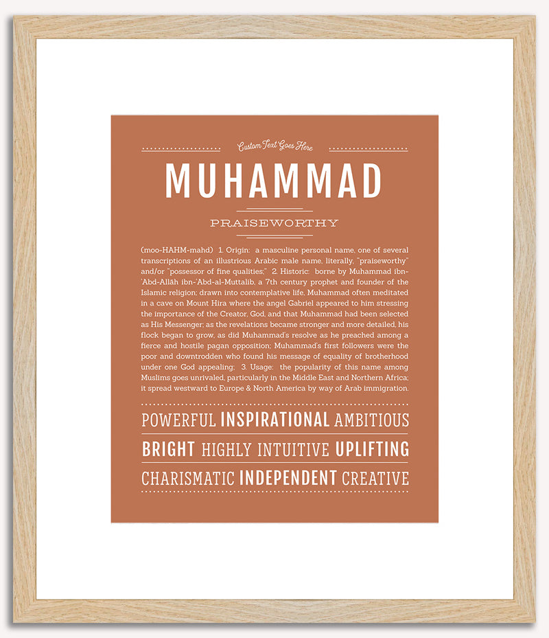 Muhammad | Name Art Print