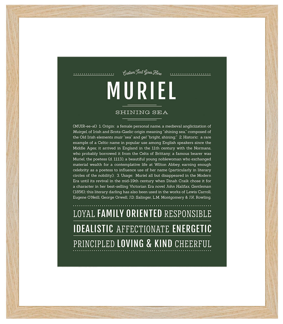 Muriel | Name Art Print