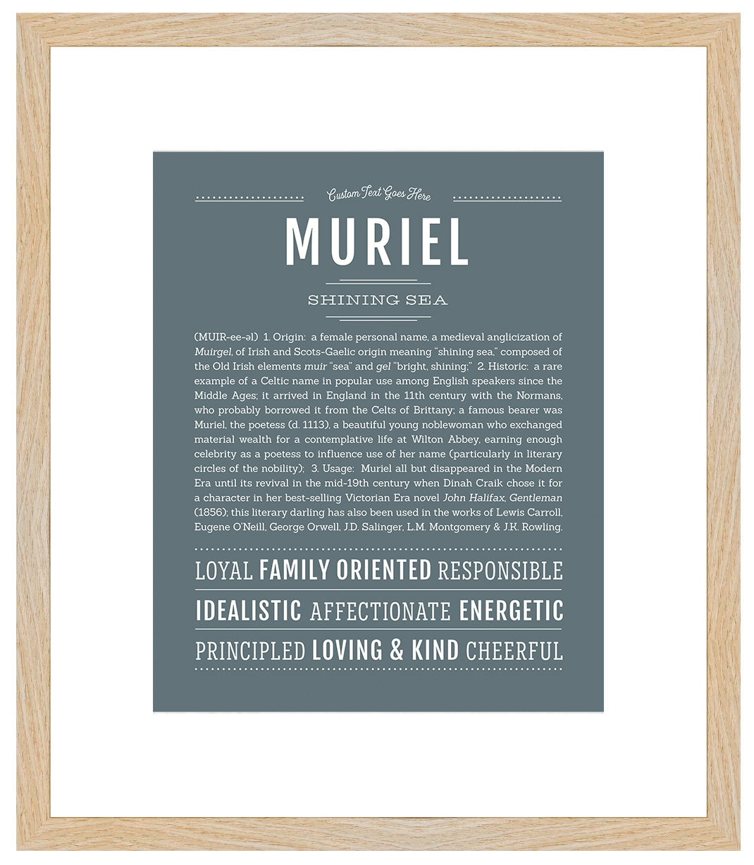 Muriel | Name Art Print