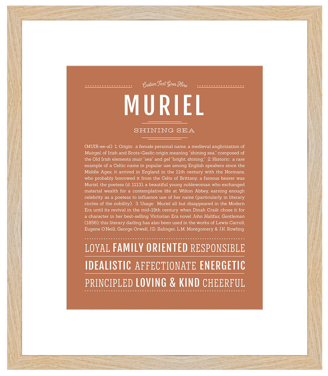 Muriel | Name Art Print