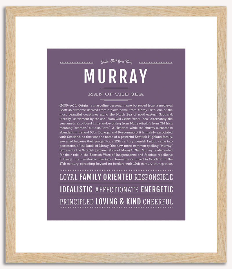 Murray | Name Art Print