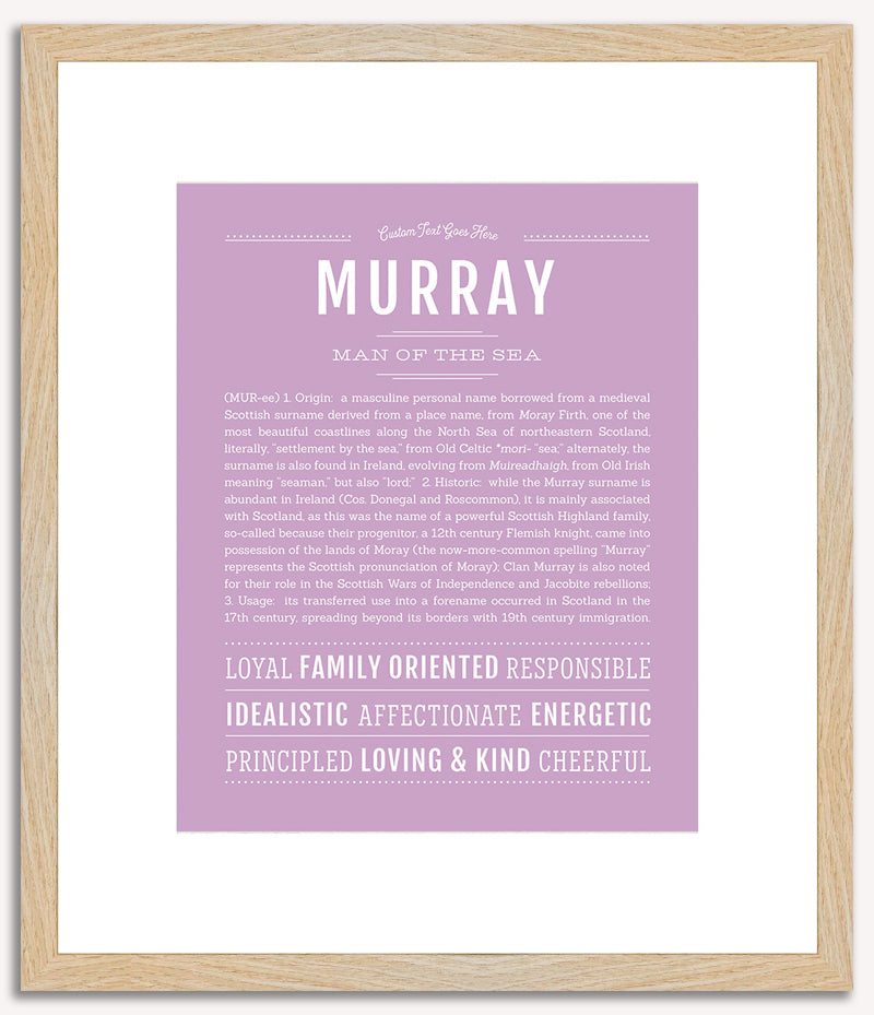 Murray | Name Art Print