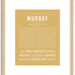 Murray | Name Art Print