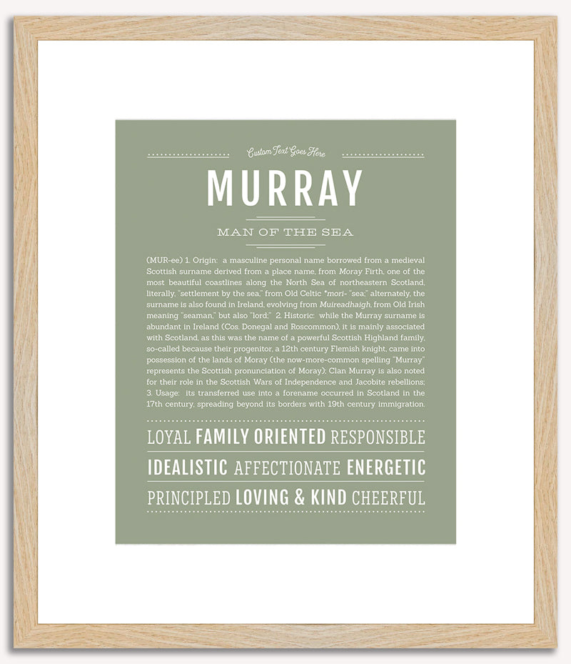 Murray | Name Art Print