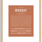 Murray | Name Art Print