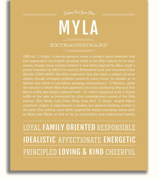 Frame Options | Matte Gold | No Frame