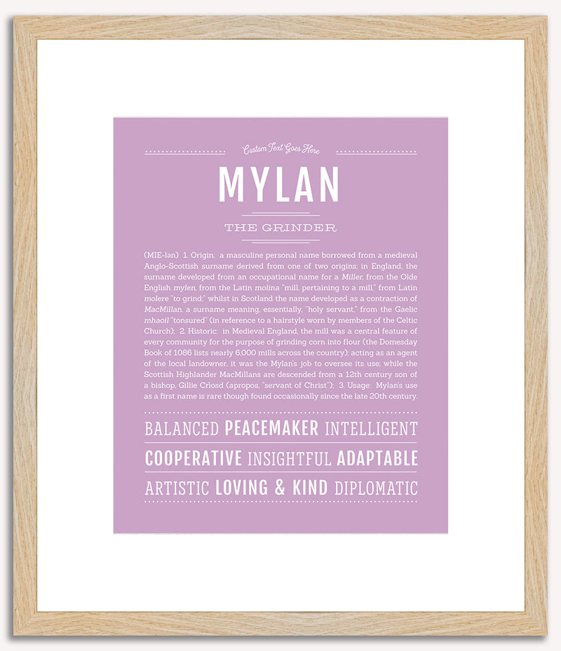 Mylan | Name Art Print