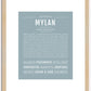 Mylan | Name Art Print