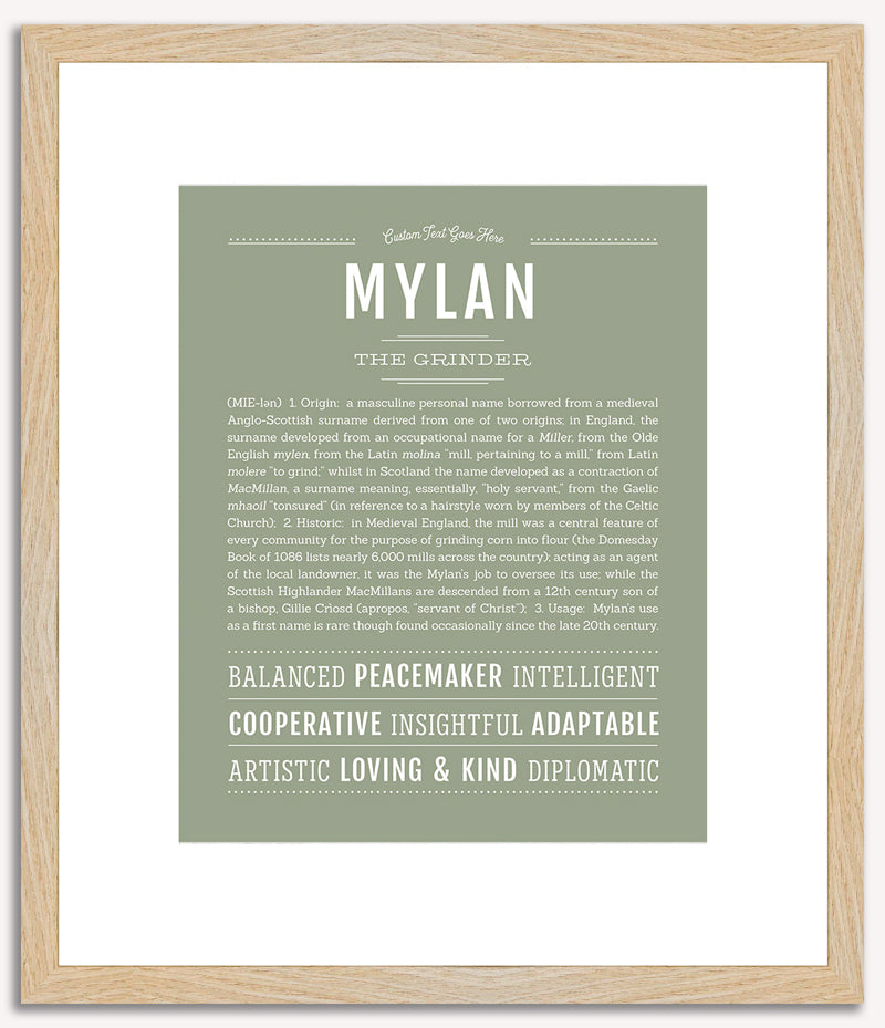 Mylan | Name Art Print