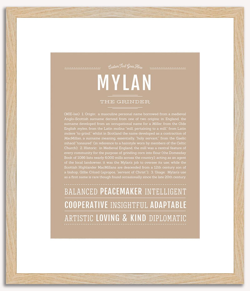 Mylan | Name Art Print