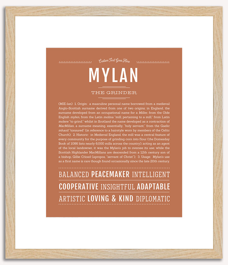 Mylan | Name Art Print