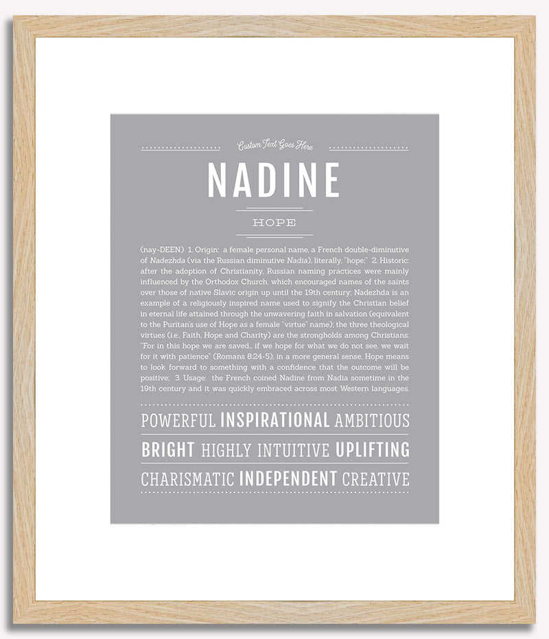 Nadine | Name Art Print