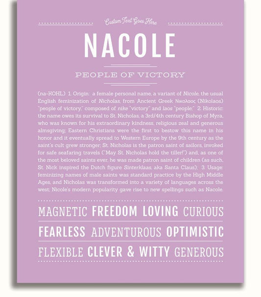 Frame Options | Lilac | No Frame