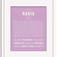 Frame Options | Lilac | White Frame, Matted