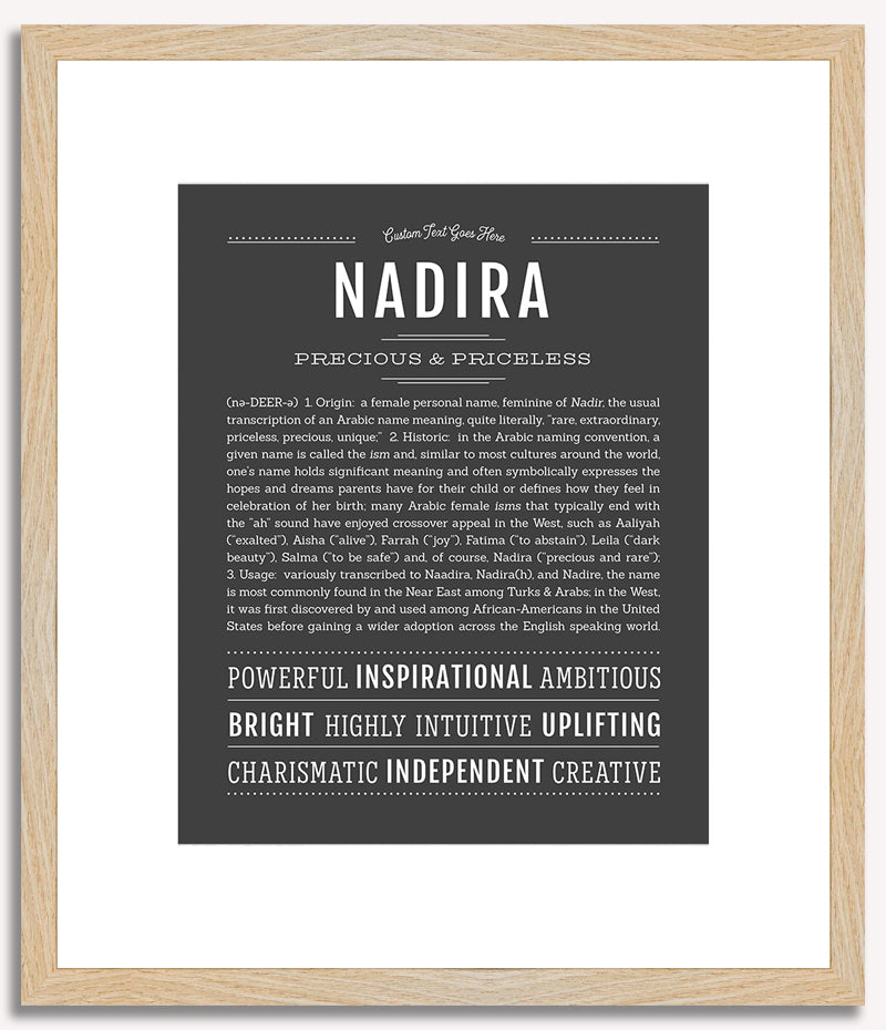 Nadira | Name Art Print