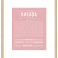 Frame Options | Dusty Rose | Maple Frame, Matted